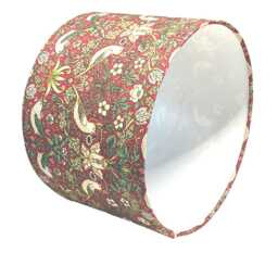 William Morris Lampshade Strawberry Thief, Handmade Lampshade, Table Ceiling Pendant, Country Lamp Shade - thumbnail 3