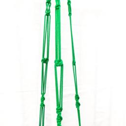 Green Macrame Plant Hanger - Large Macrame Plant Holder 40 Inches 3mm Strong Hanging Planter Planters Wall Hanger - thumbnail 3