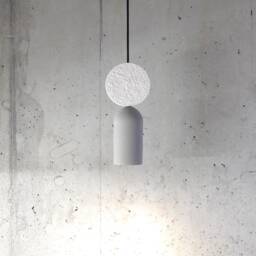 Handmade Plaster & Concrete Pendant Light Contemporary Minimalist Lighting - thumbnail 3