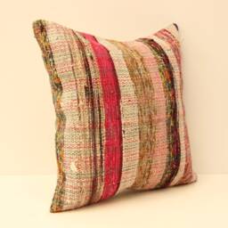 16x16 Home Kilim Pillow Cover Handmade Home Living Design Boho Vintage Rustic Throw Pillov Covers Old Cushion 4Kf-99 - thumbnail 2