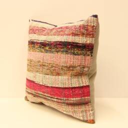 16x16 Home Kilim Pillow Cover Handmade Home Living Design Boho Vintage Rustic Throw Pillov Covers Old Cushion 4Kf-99 - thumbnail 3