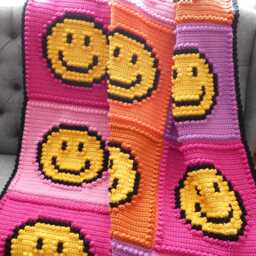 Groovy Pattern For Crocheted Blanket - thumbnail 3