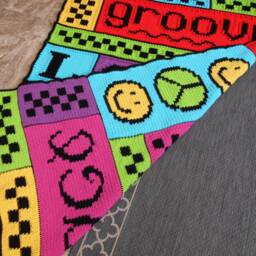 Groovy Pattern For Crocheted Blanket - thumbnail 2