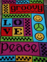 Groovy Pattern For Crocheted Blanket - thumbnail 1