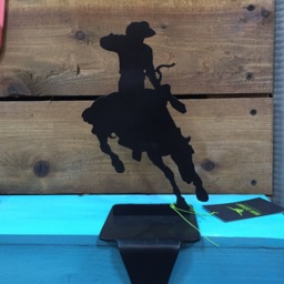 Bronc Rider Stocking Hanger - Holders Cowboy Rodeo Christmas Gift Decor Personalized