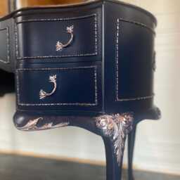 French Style Vanity Vintage Ornate Dressing Table, Bespoke Furniture - thumbnail 2