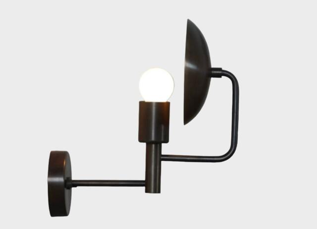 Mid Century Adjustable Brass Wall Sconce Lamp Light Orbita , Handmade Modern Hallway Entrance Passage Powder Room - image 1