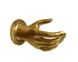 Pull Brass Door Handle Hand 11 Size, Shake Door, Bronze, Decor, Birthday Gift, New Home Holiday Decor