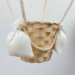 Neutral Themed Hot Air Balloon Nursery Light Shade - thumbnail 4