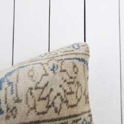 Vintage Turkish Kilim Pillow Cover, 12x24 Inch Lumbar Home Decor - thumbnail 2