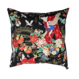 Beautiful Geisha Girl Designer Cushion Cover Fits An 18 - thumbnail 1