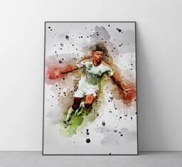 Kylian Mbapp?? Real Madrid Poster - Football Wall Art Print Framed Unframed Ref #493 - thumbnail 1