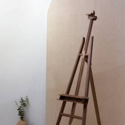 Konk ??? Namju Easel Mirror Solid Walnut Mid Century Style, Freestanding Bespoke Sizes Available - thumbnail 2