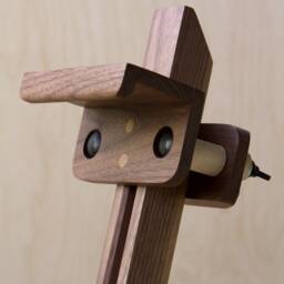 Konk ??? Namju Easel Mirror Solid Walnut Mid Century Style, Freestanding Bespoke Sizes Available - thumbnail 4