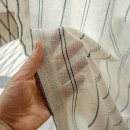 Custom Linen Curtains, Sheer Drapes, Window Panels For Farmhouse Kitchen Bedroom Living Room - thumbnail 2