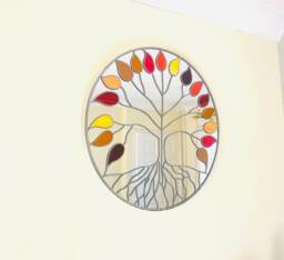 Art Deco Tree Of Life Mirror - Autumn Blaze