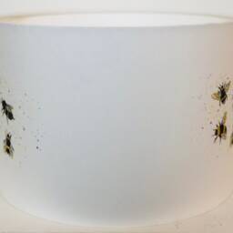Handmade Bee Lampshade Country Garden Artist Design - thumbnail 2