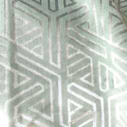 Mint Green Silver Pillow Cover, Green Velvet Cover, Mint Cover, Silver Cover - thumbnail 2