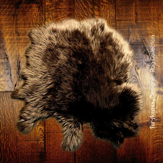 Faux Fur Shag Sheepskin Throw Rug - Shaggy Soft Thick Tibetan Carpet Accents Designer Rugs Usa - image 1