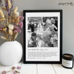 Personalized Family Definition Photo Gift, Custom Wall Art - Framed Option - thumbnail 2