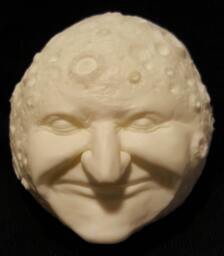 Man in The Moon 3D Sticker - Unpainted - thumbnail 1