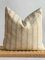 Hmong Hemp Lumbar Pillow Cover Vintage Tribal Textile - thumbnail 1