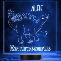 Kids Cute Dinosaur Fan Kentrosaurus Led Personalised Gift Night Light - thumbnail 1