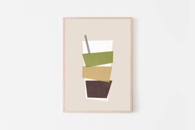 Che Art, Vietnamese Three Bean Dessert Asian Food Giclee Print, Fine Art Paper Home & Kitchen Decor For The Lover - image 1