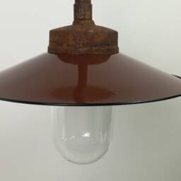Sustainable Traditional Courtyard Lamp in A Rust Finish, Wall Lamp, Outdoor Lighting For Half-Timbered Houses, Riding Stables, Vineyards, Model 18 - thumbnail 3