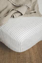 Natural Linen Fitted Sheet - Breathable, Sustainable, & Perfect For Modern Or Minimalist Bedroom D??cor With Soft Elegant Design - thumbnail 1