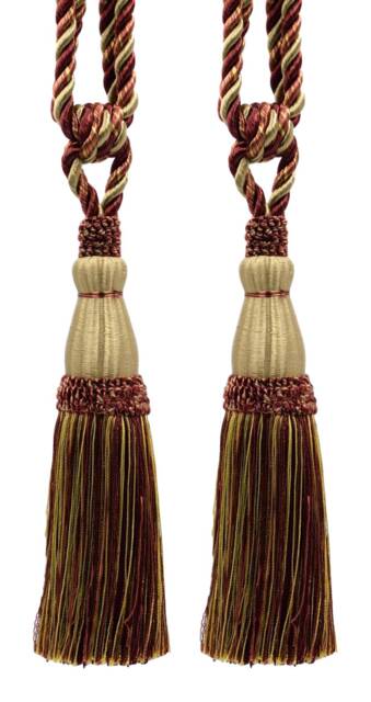 "D??copro Tassel Tieback, Length 8 1/2"" - 21.5cm, Spread 30" - image 1