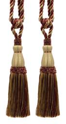 "D??copro Tassel Tieback, Length 8 1/2"" - 21.5cm, Spread 30" - thumbnail 1