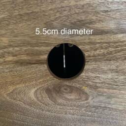 Solid Mango Wood Tv Cabinet Honeycomb Doors, Tapered Legs - thumbnail 4
