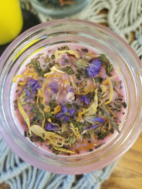 Peppermint, Lilac & Lemon All Natural Soy Candle - image 1
