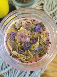 Peppermint, Lilac & Lemon All Natural Soy Candle - thumbnail 1