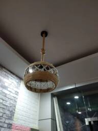 Handmade Hemp Rope Chandelier - thumbnail 1
