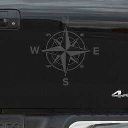 Compass Sticker, Wall Art, Vehicle, Decal, Off Road, Overlanding X 2 - thumbnail 3