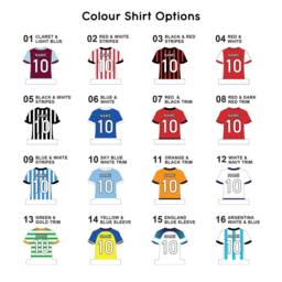 Personalised Led Football Shirt Lamp, Night Light Gift, Baby Gifts From Daddy, Birthday For Kids, Boys Bedroom Nursery - thumbnail 2