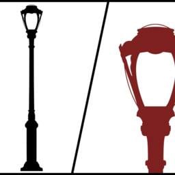 Nyc Street Lamp Wall Decal Central Park Decor, Set Of 2 - thumbnail 3