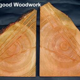 Sculputure Contrails, Turned Wood, Lathe Sculpted Artwork, Wall Hanging, Art - thumbnail 2