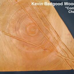 Sculputure Contrails, Turned Wood, Lathe Sculpted Artwork, Wall Hanging, Art - thumbnail 4