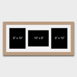"Multi Photo Picture Frame - Holds 3 10""x8" - thumbnail 1