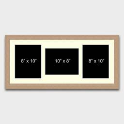 "Multi Photo Picture Frame - Holds 3 10""x8" - thumbnail 2