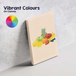 Minimalist Mixed Fresh Fruit Still Life Illustration Canvas Wall Art Print Decor Picture Ready To Hang - thumbnail 4