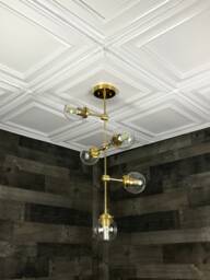 Weirn Modern Sputnik 5 Light Inch Globe Mid Century Industrial Chandelier