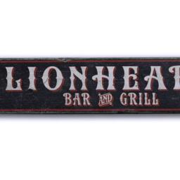 Custom Bar Sign, Directional & Grill Decor, Wall Decor - Rustic Hand Made Distressed Wood Decoration - thumbnail 2