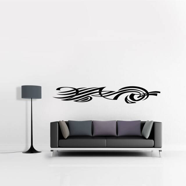 "Diy Giant Wall Pinstripe Art Decor Vinyl Decal - Ready To Apply 18""x92" - image 1