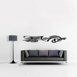 "Diy Giant Wall Pinstripe Art Decor Vinyl Decal - Ready To Apply 18""x92" - thumbnail 1