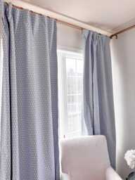1 Pair Of Block Print Curtains Collection, Modern Curtains, Window Treatments, Green, Blush Drapes Boho Bohemian Decor - thumbnail 1