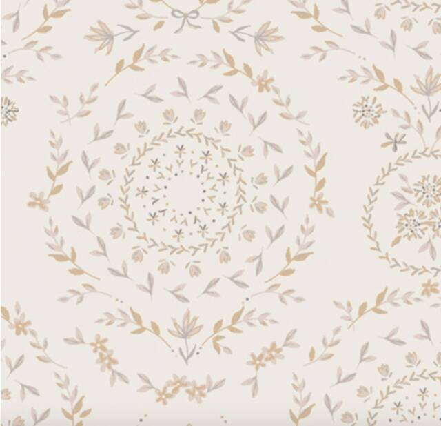 Blush Pink Floral Changing Pad Cover Vintage Boho Baby Bedding - image 1